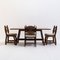 Dining Set by Guillerme & Chambron, 1970s, Set of 5, Image 6