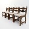 Dining Set by Guillerme & Chambron, 1970s, Set of 5 8