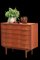 Chest of Drawers in Teak with Arched Front from L Chr Larsen & Søn, 1960s 11