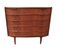 Chest of Drawers in Teak with Arched Front from L Chr Larsen & Søn, 1960s 3