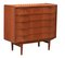 Chest of Drawers in Teak with Arched Front from L Chr Larsen & Søn, 1960s, Image 1