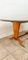 Dining Table in Brass and Wood with Decorated Glass Top, Image 9