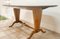 Dining Table in Brass and Wood with Decorated Glass Top 17