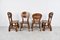 Vintage Brutalist Dining Chairs, 1960s, Set of 6, Image 2