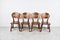 Vintage Brutalist Dining Chairs, 1960s, Set of 6 1