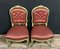 Louis XV Lacquered Wood Salon Furniture Set with Armchairs and Chairs, 1850s, Set of 6 7