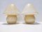 Postmodern Cream Murano Glass Table Lamps by Venini, Italy, 1970s, Set of 2, Image 1