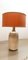 Ceramic Light with Lampshade, Image 1