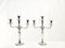 Silver-Plated Candleholders from Mappin & Webb, Set of 2, Image 1