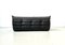 Togo Sofa in Black Leather by Michel Ducaroy for Ligne Roset, France, 1970s 14