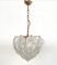 Vintage Italian Murano Chandelier with Glass Petals, 1980s, Image 5