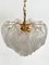 Vintage Italian Murano Chandelier with Glass Petals, 1980s, Image 6