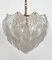 Vintage Italian Murano Chandelier with Glass Petals, 1980s, Image 1