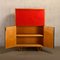 Cb07 Secretary in Birch Red / Blue Plywood by Cees Braakman for Pastoe, the Netherlands, 1950s 4