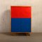 Cb07 Secretary in Birch Red / Blue Plywood by Cees Braakman for Pastoe, the Netherlands, 1950s 2