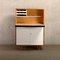 Cb07 Secretary in Birch Black / White Plywood by Cees Braakman for Pastoe, 1950s 3