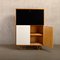 Cb07 Secretary in Birch Black / White Plywood by Cees Braakman for Pastoe, 1950s 4