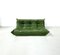 French Togo 3-Seater Sofa in Green Leather by Michel Ducaroy for Ligne Roset, France, 1970s 7