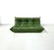 French Togo 3-Seater Sofa in Green Leather by Michel Ducaroy for Ligne Roset, France, 1970s, Image 7