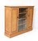 Art Deco Modernist Oak Bookcase with Glass Sliding Doors, 1920s 8