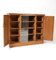 Art Deco Modernist Oak Bookcase with Glass Sliding Doors, 1920s, Image 7