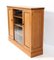 Art Deco Modernist Oak Bookcase with Glass Sliding Doors, 1920s 3