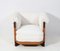 Art Deco Modernist Oak Armchairs in Bouclé by Anton Lucas Leiden, 1920s, Set of 2, Image 11