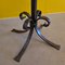 Wrought Iron Candlestick with Curls, 1970s 6