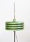 Height Adjustable Floor Lamp in Green from Borsfay, 1970s 11