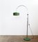 Height Adjustable Floor Lamp in Green from Borsfay, 1970s 1