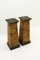 Pedestales de madera Faux-Marbre, 1880. Juego de 2, Imagen 7