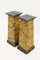 Pedestales de madera Faux-Marbre, 1880. Juego de 2, Imagen 6