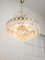 Vintage Italian Crystal and Gilt Metal Chandelier, 1980s 4