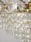 Vintage Italian Crystal and Gilt Metal Chandelier, 1980s 11