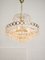 Vintage Italian Crystal and Gilt Metal Chandelier, 1980s, Image 10