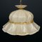 Vintage Murano Glass Pendant Lamp Bonnet, Italy, 1970s 1