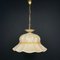 Lámpara colgante Bonnet vintage de cristal de Murano, Italia, años 70, Imagen 13