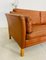 Vintage Mid-Century Danish 2.5 Seater Cognac Leather Sofa attributed to Mogens Hansen 8