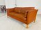 Vintage Mid-Century Danish 2.5 Seater Cognac Leather Sofa attributed to Mogens Hansen 6