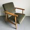 Vintage Polish Model B-7727 Armchairs in Olive Green Fabric, 1970s, Set of 2 4
