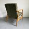 Vintage Polish Model B-7727 Armchairs in Olive Green Fabric, 1970s, Set of 2 5
