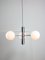 Vintage Italian Chrome and Opaline Sputnik Chandelier, 1970s, Image 6