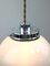 Mid-Century Italian Chrome and Murano Glass Pendant Lamp 9