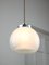 Mid-Century Italian Chrome and Murano Glass Pendant Lamp 6