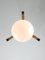 Mid-Century Scandinavian Chrome & Opaline Pendant Lamp, 1960s 7