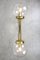 Large Mid-Century Italian Brass Wall or Ceiling Lamp, 1960s, Image 4