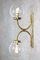 Large Mid-Century Italian Brass Wall or Ceiling Lamp, 1960s, Image 15