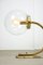 Large Mid-Century Italian Brass Wall or Ceiling Lamp, 1960s 14