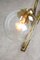 Large Mid-Century Italian Brass Wall or Ceiling Lamp, 1960s, Image 7