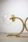 Large Mid-Century Italian Brass Wall or Ceiling Lamp, 1960s 12